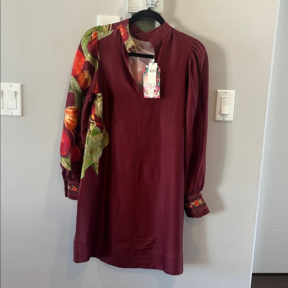 Farm Rio x Anthropologie Printed Mini Dress NWT - Picture 6 of 8